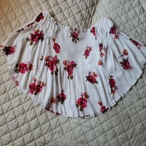 Nobo floral off shoulder top